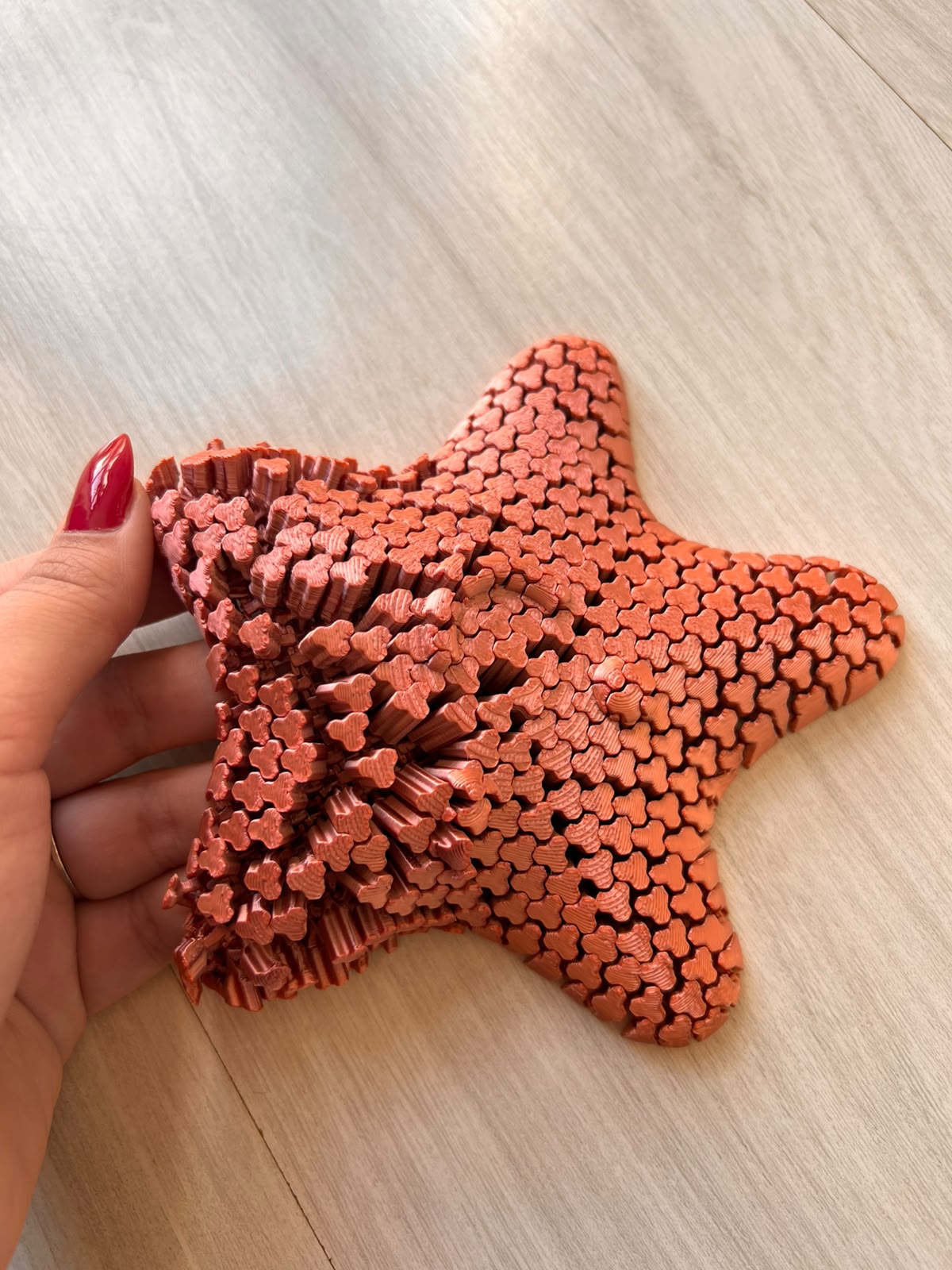 Estrela-do-Mar Sensorial Articulada 13cm – Mexa, Dobre e Relaxe com um Fidget Criativo e Divertido - Imagem 2