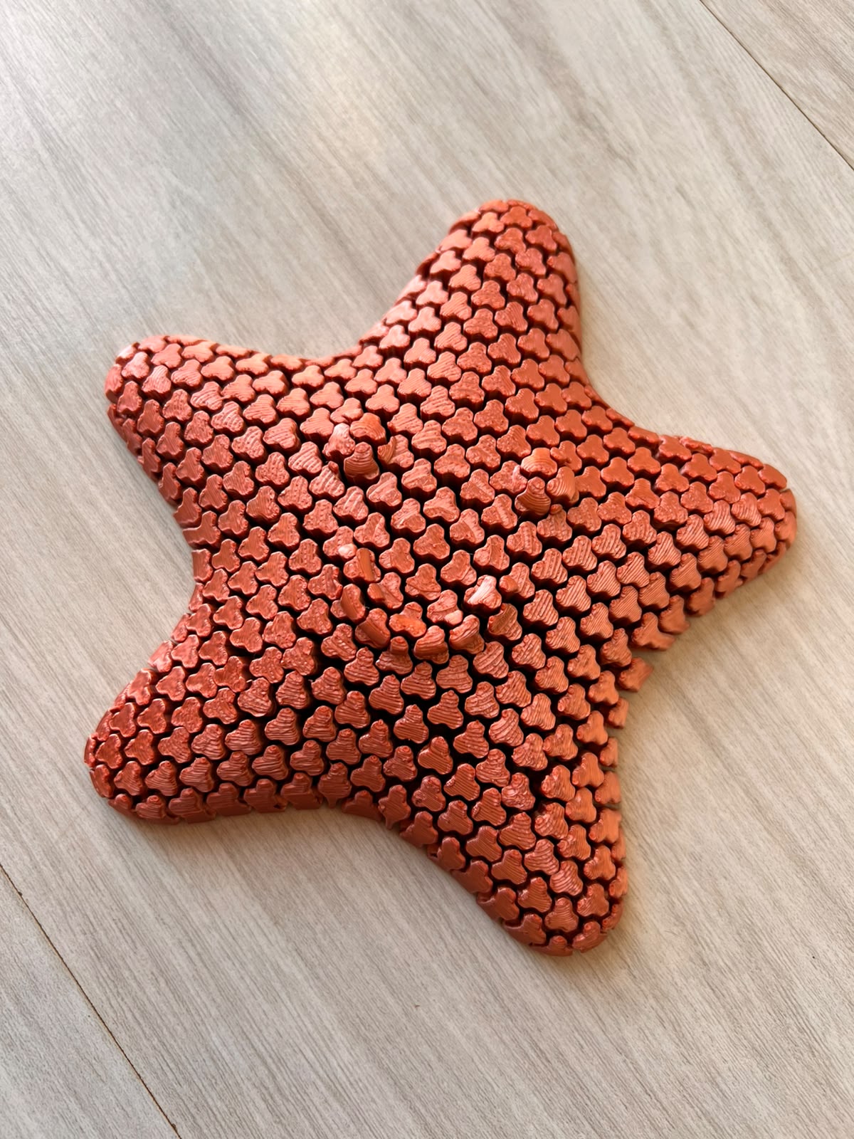 Estrela-do-Mar Sensorial Articulada 13cm – Mexa, Dobre e Relaxe com um Fidget Criativo e Divertido