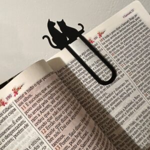 Ágape 3D Gatinho Marcador de Página de Livro Kit com 3 Unidades