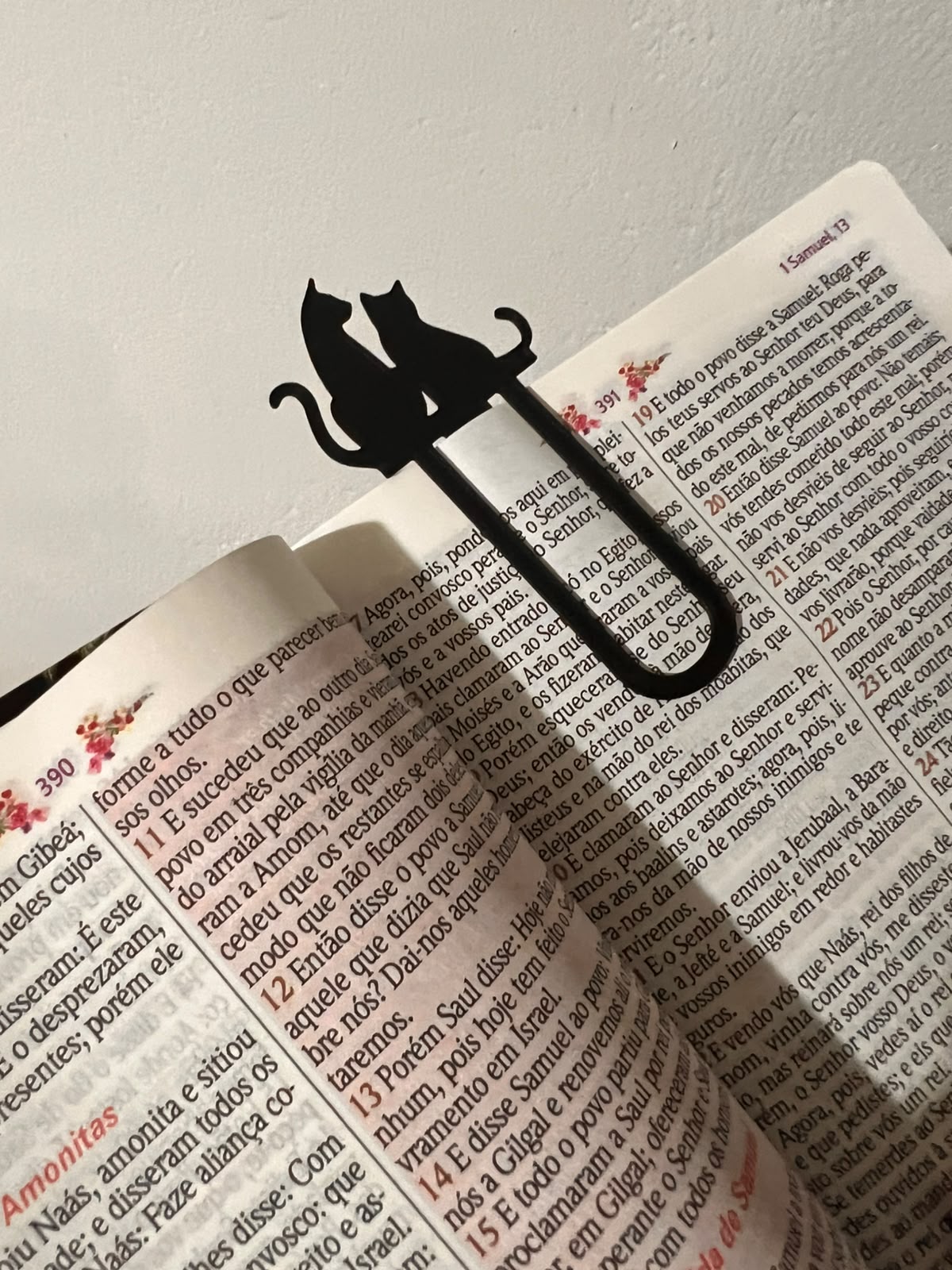 Ágape 3D Gatinho Marcador de Página de Livro Kit com 3 Unidades